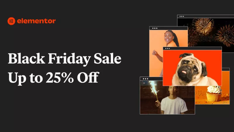 Elementor Black Friday Sale: 25% OFF Sale!